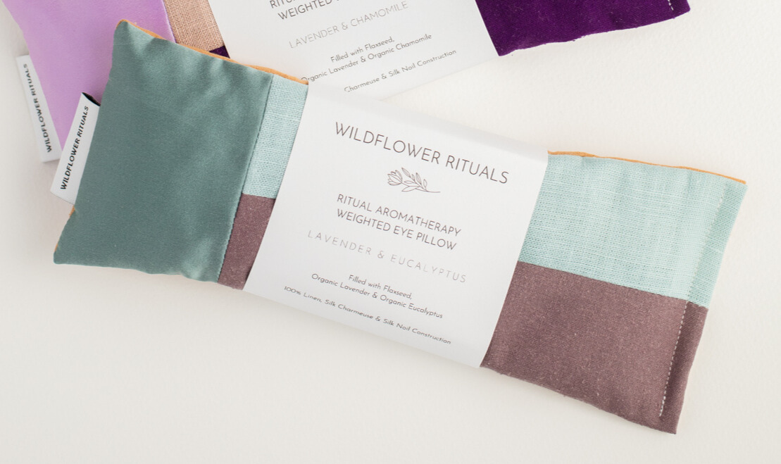 Aromatherapy Weighted Eye Pillow - Eucalyptus & Lavender