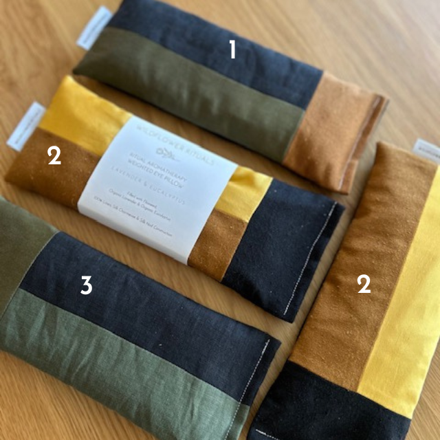 Father's Day Edition Aromatherapy Weighted Eye Pillow - Eucalyptus & Lavender