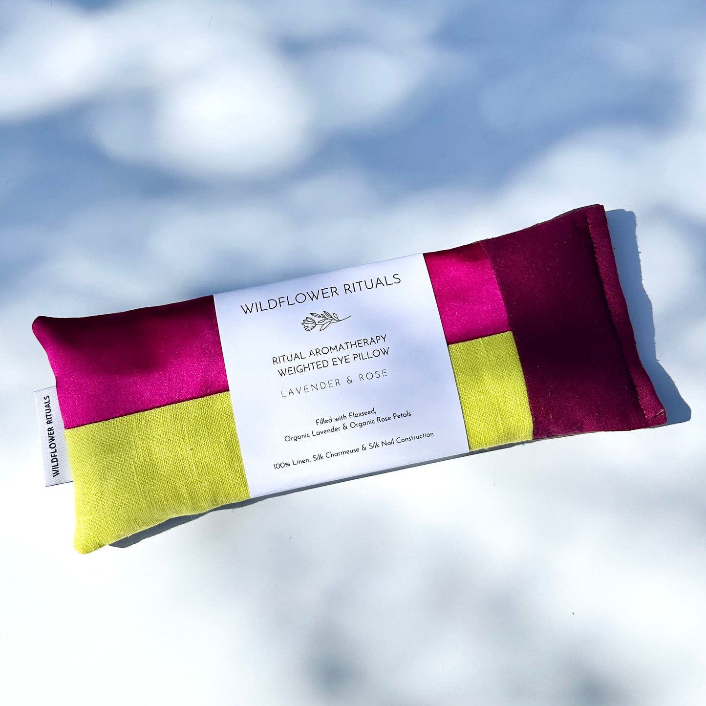 Aromatherapy Weighted Eye Pillow - Rose & Lavender