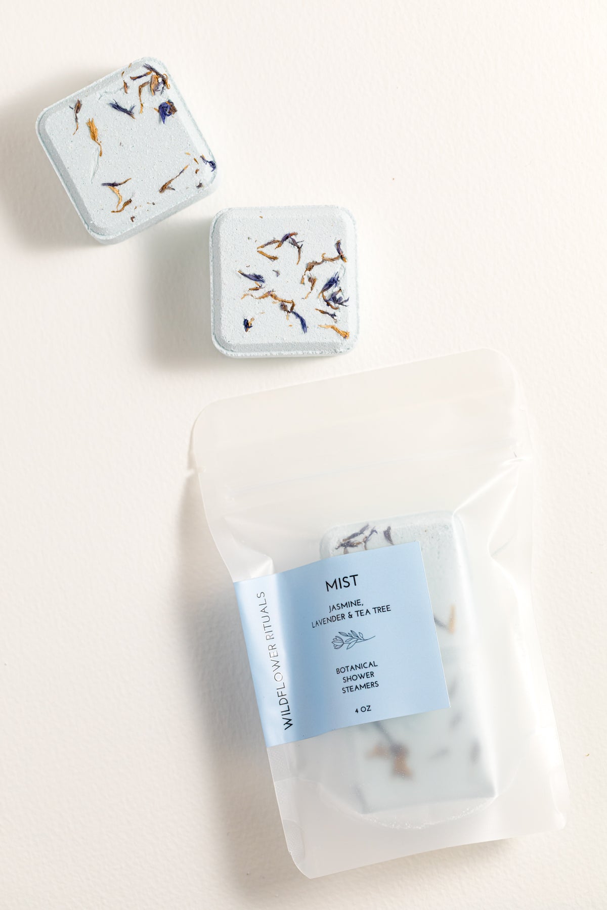 Mist Botanical Shower Steamers - Jasmine Lavender Tea Tree