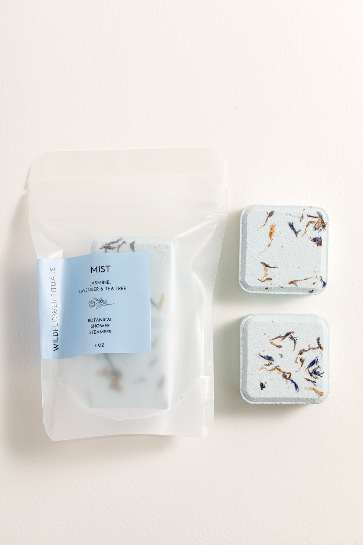 Mist Botanical Shower Steamers - Jasmine Lavender Tea Tree
