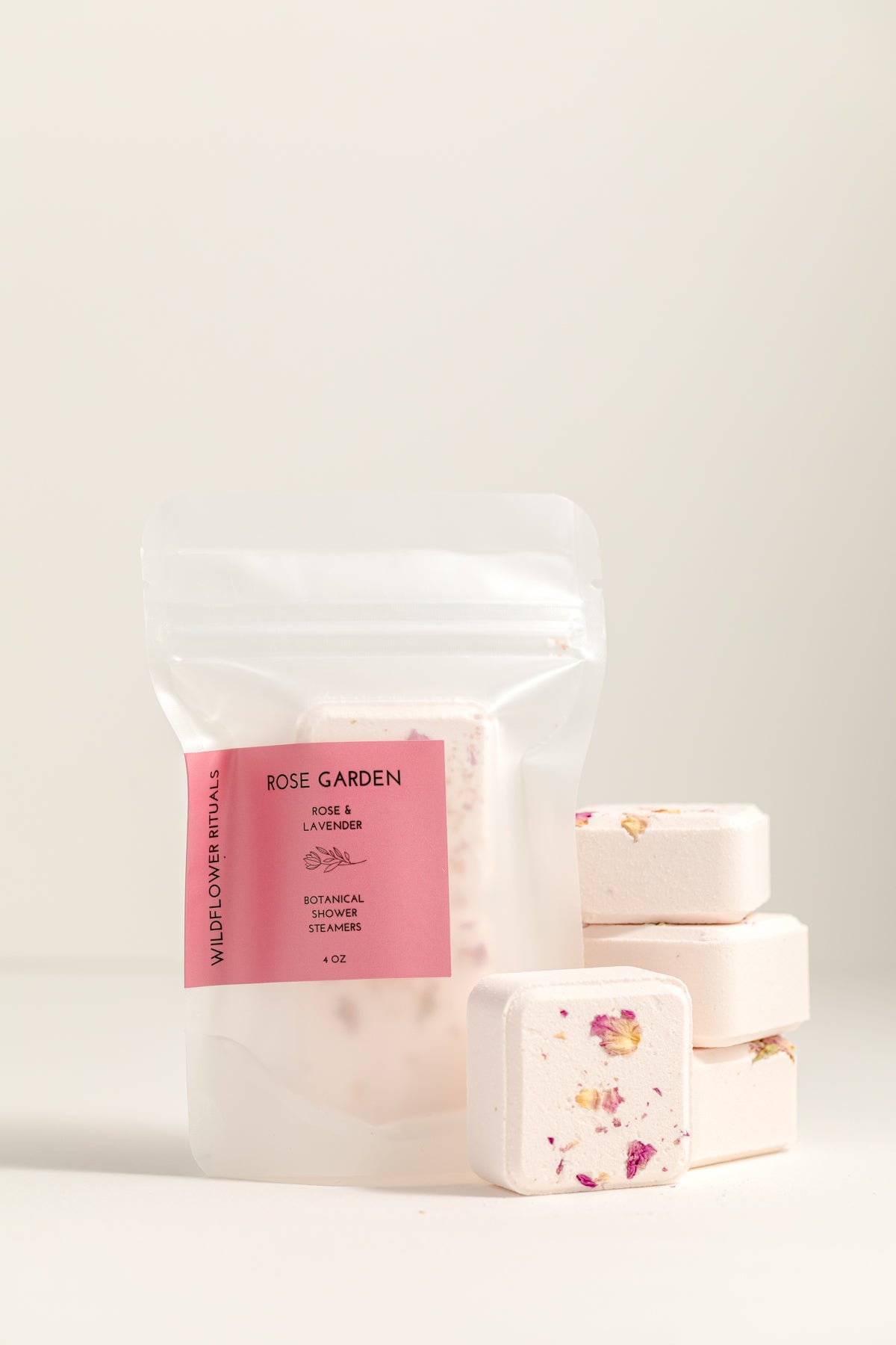 Rose Garden Botanical Shower Steamers - Rose Lavender