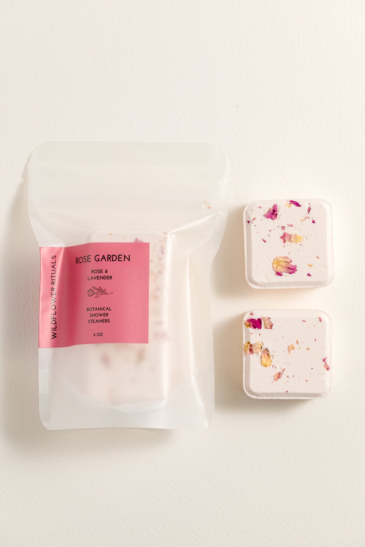 Rose Garden Botanical Shower Steamers - Rose Lavender