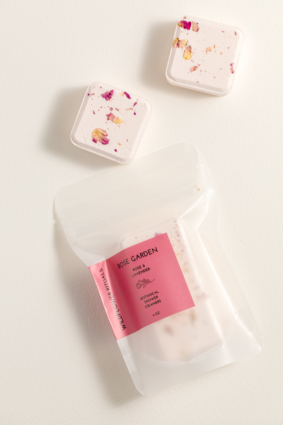 Rose Garden Botanical Shower Steamers - Rose Lavender