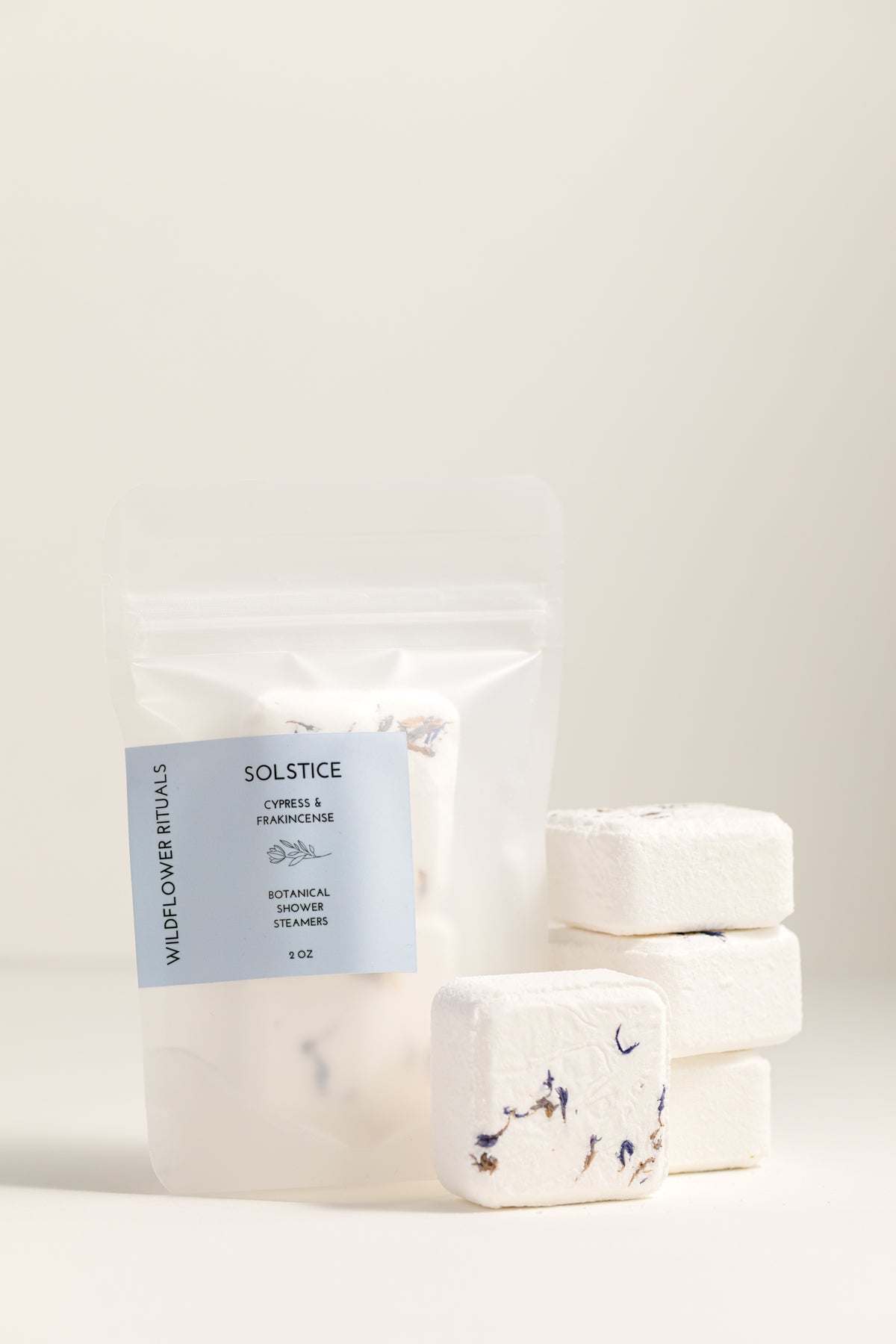 Solstice Botanical Shower Steamers - Cypress Frankincense