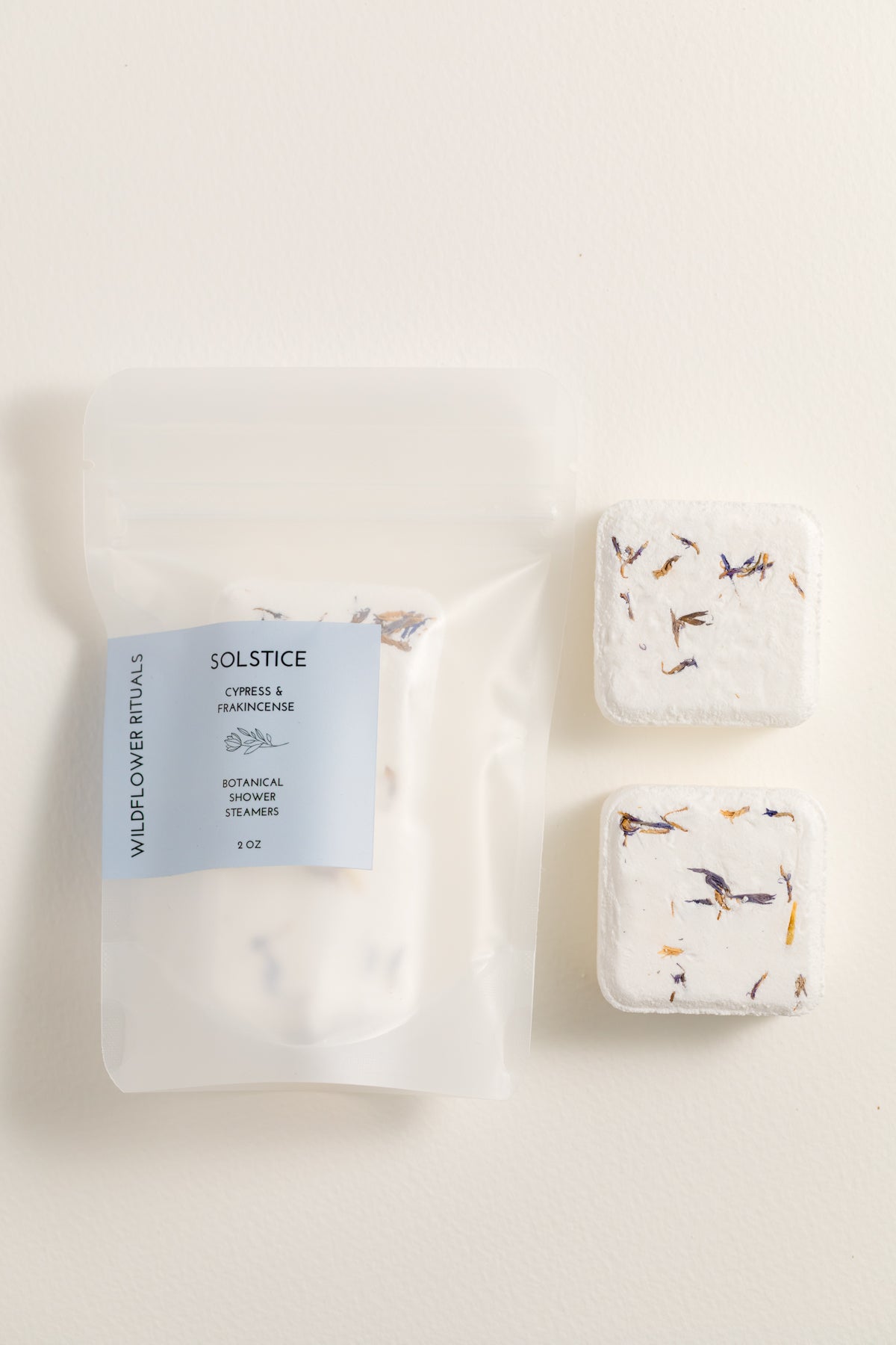 Solstice Botanical Shower Steamers - Cypress Frankincense