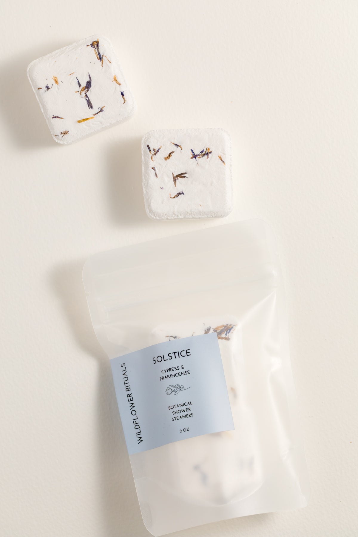Solstice Botanical Shower Steamers - Cypress Frankincense
