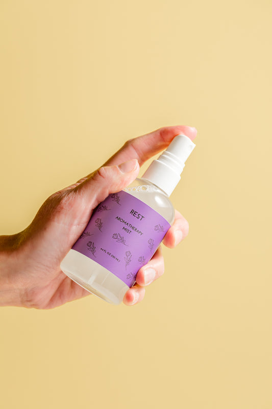 Rest Aromatherapy Mist - Rose Lavender Multi-Purpose Spray