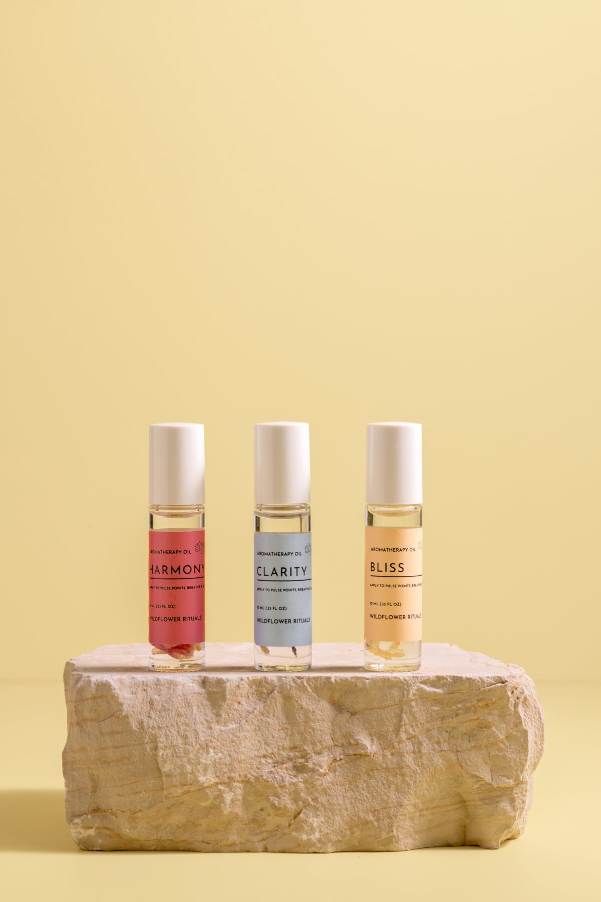 Clarity Aromatherapy Oil Roller - Cypress Lavender Rose Geranium