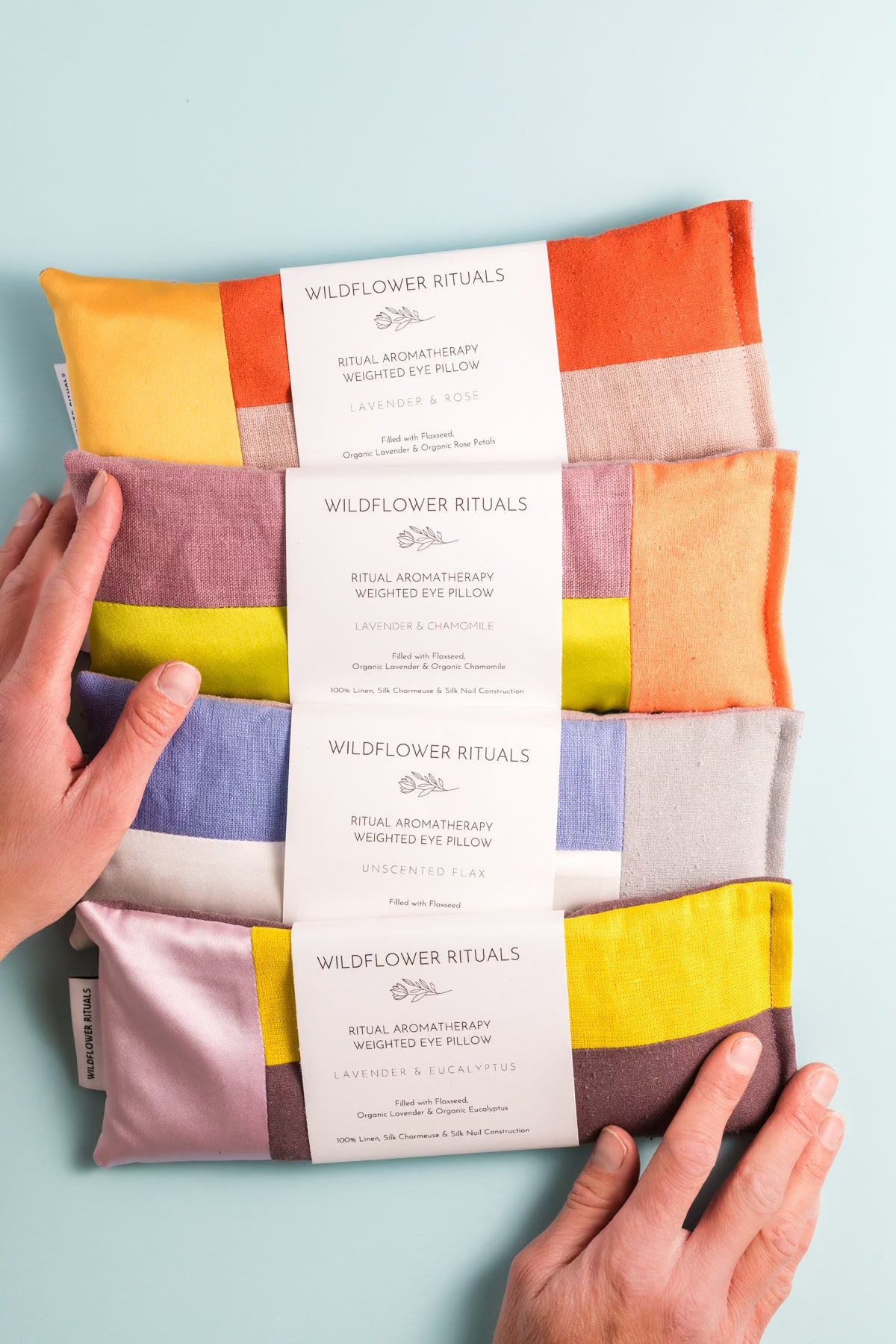 Aromatherapy Weighted Eye Pillows – Wildflower Rituals