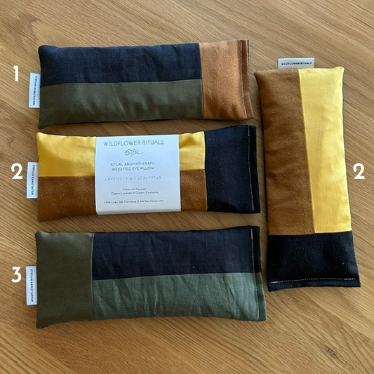 Father's Day Edition Aromatherapy Weighted Eye Pillow - Eucalyptus & Lavender