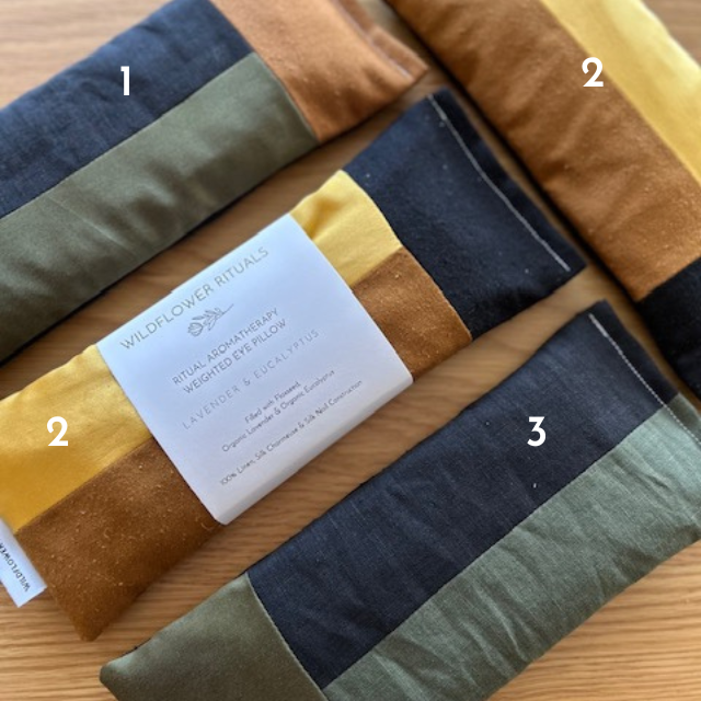 Father's Day Edition Aromatherapy Weighted Eye Pillow - Eucalyptus & Lavender