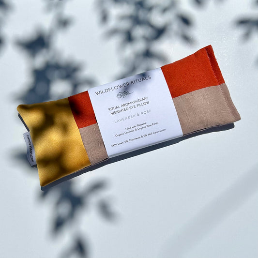 Aromatherapy Weighted Eye Pillow - Lavender & Rose