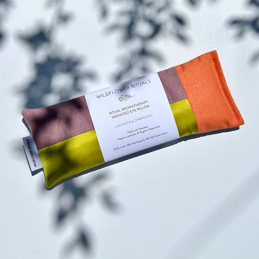 Aromatherapy Weighted Eye Pillow - Lavender & Chamomile