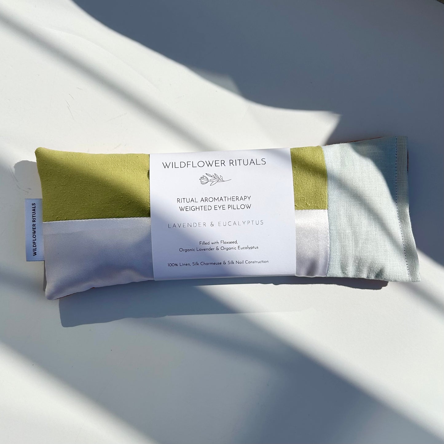Aromatherapy Weighted Eye Pillow - Eucalyptus & Lavender