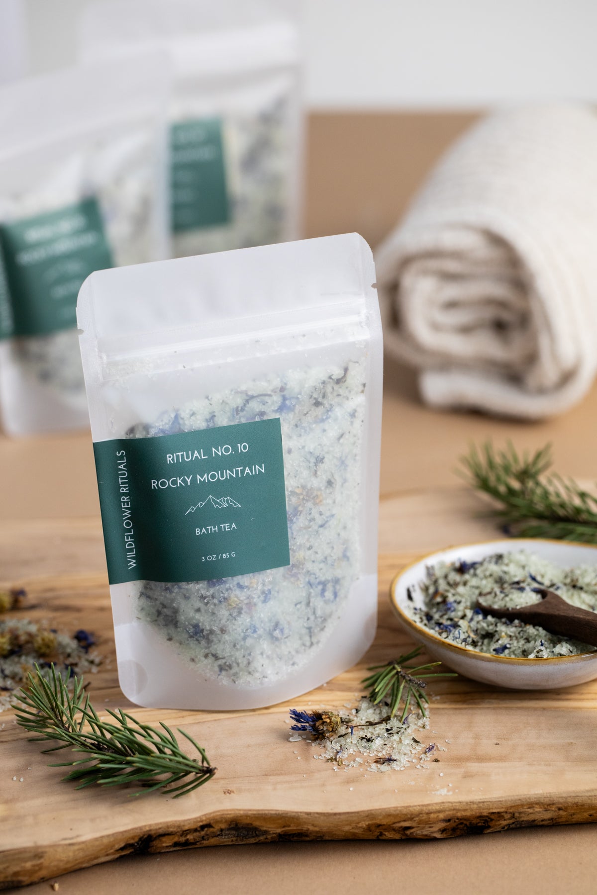 Ritual No. 10 Rocky Mountain Botanical Bath Tea- Juniper, Spruce & Peppermint
