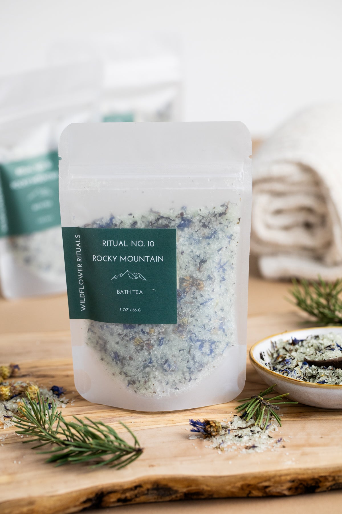 Ritual No. 10 Rocky Mountain Botanical Bath Tea- Juniper, Spruce & Peppermint