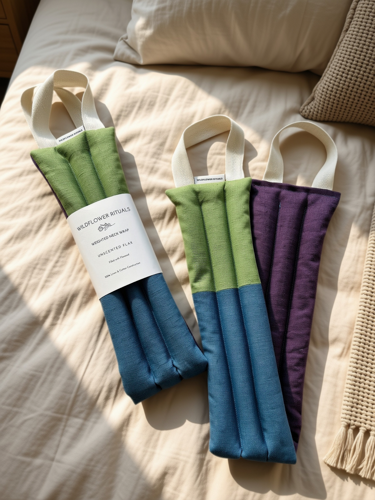 Weighted Neck Wrap — Patchwork Linen