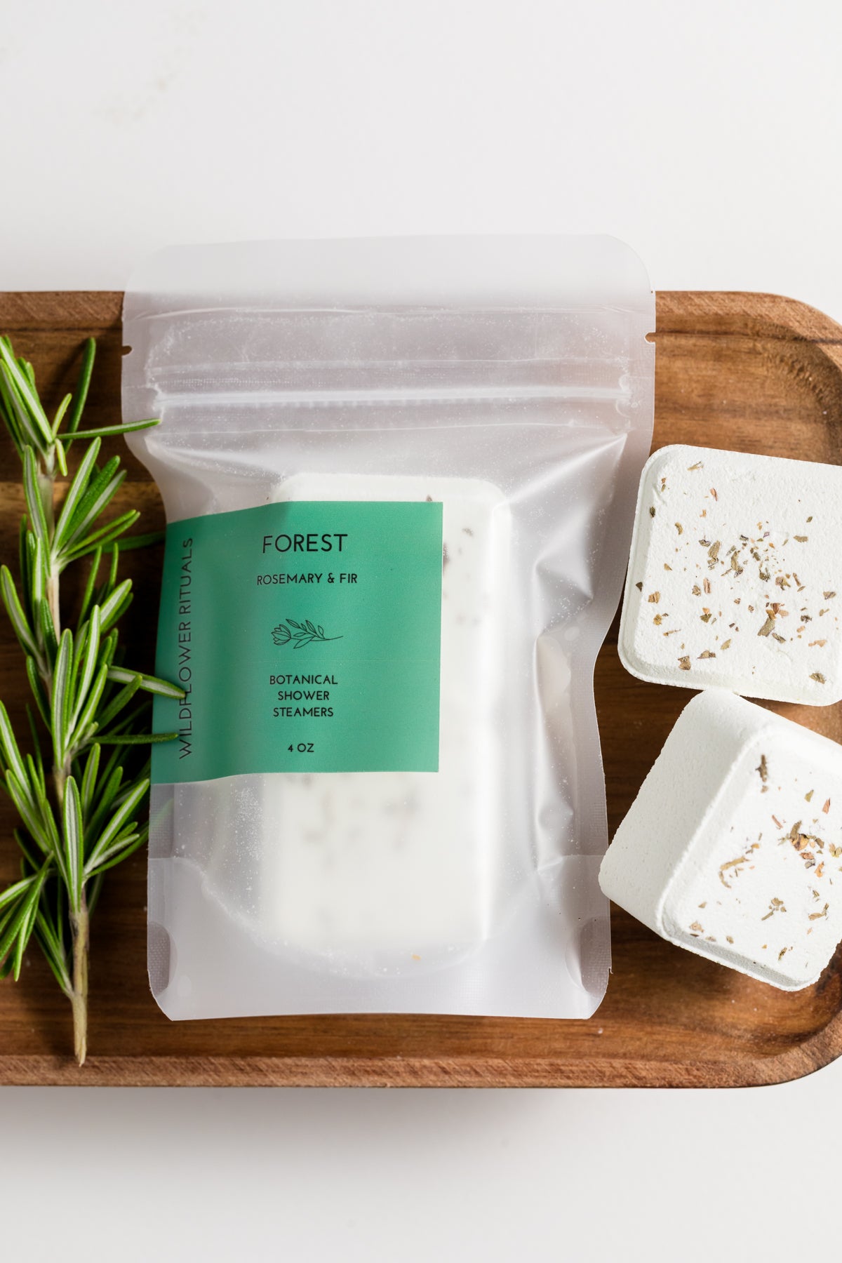 Forest Botanical Shower Steamers - Rosemary Fir