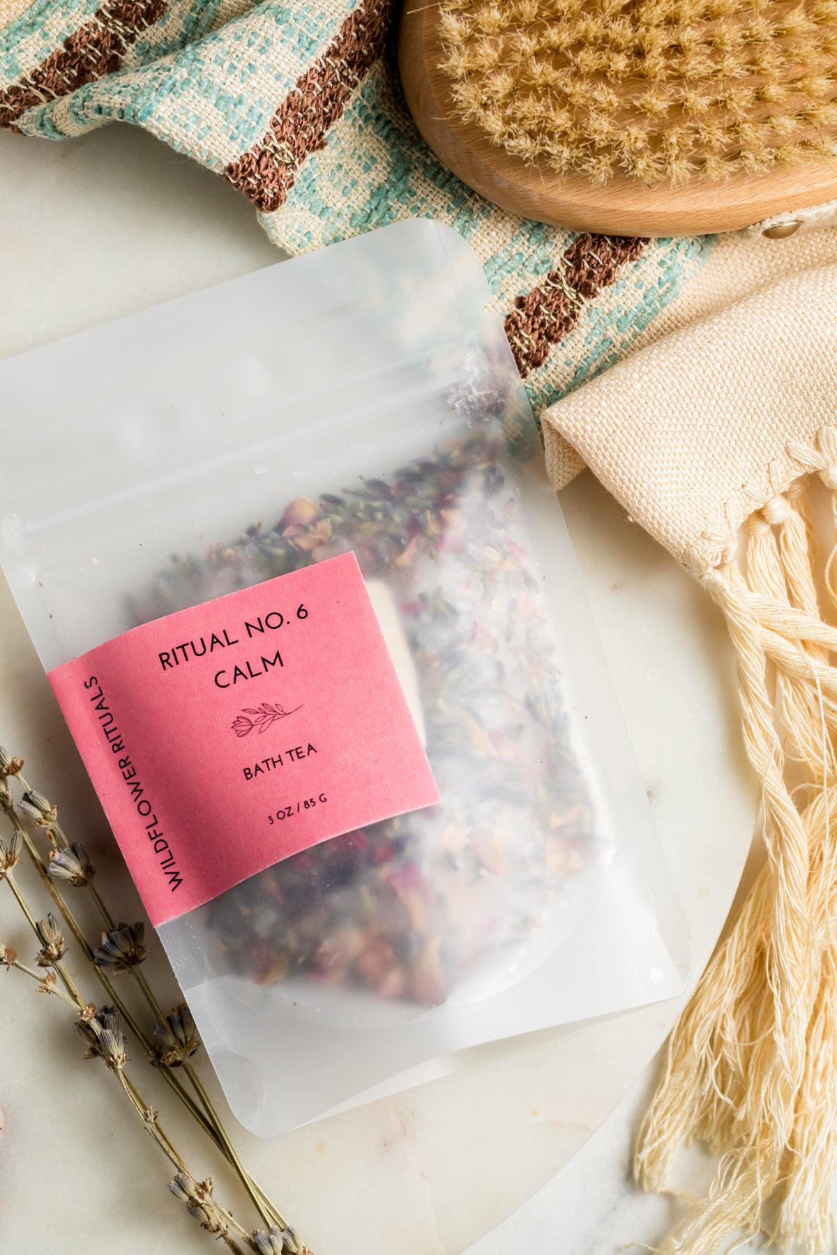 3 oz Ritual No. 6 Calm Bath Tea – Wildflower Rituals