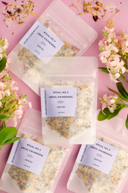 Ritual No. 9 Spring Awakening Botanical Bath Tea- Chamomile & Lemon Balm